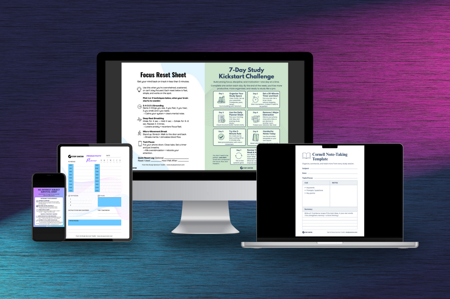 Study Sanctum: The Complete Study Toolkit