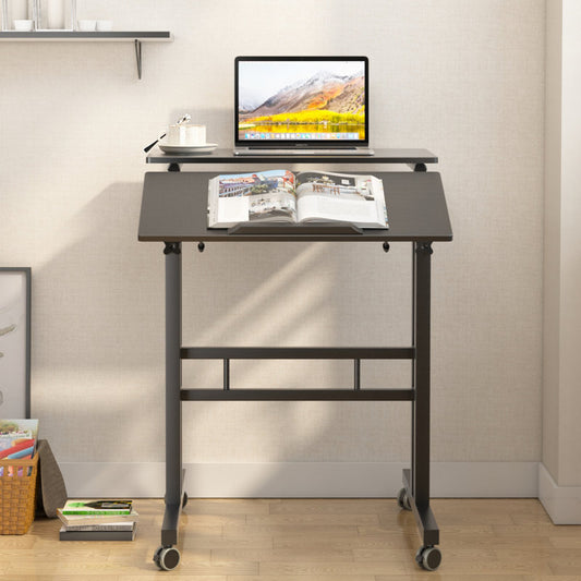 Crumpton Adjustable Metal Base Desk