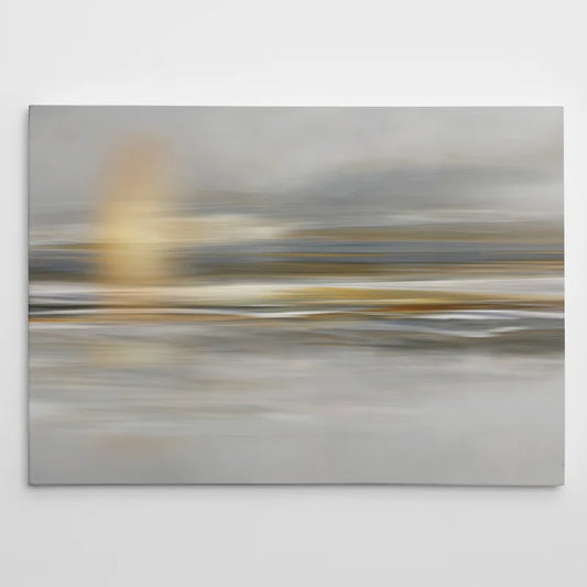 Soft Sea Landscape - Wrapped Canvas Graphic Wall Art